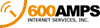 600Amps Internet Services Logo