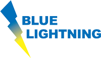 Blue Lightning Logo