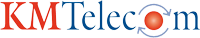 KM Telecom logo
