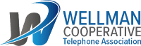 Wellman Cooperative Telephone Association Logo